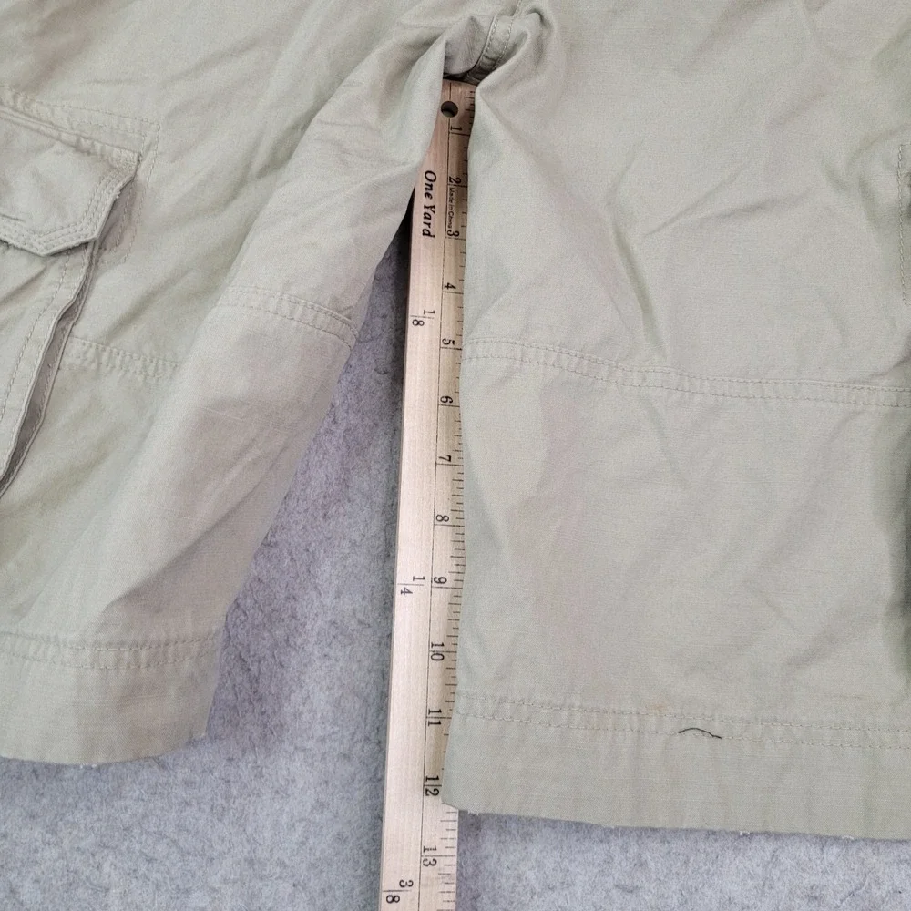 Eddie Bauer Cargo Shorts Mens 40 Canvas Khaki‎ Utility Pockets 12